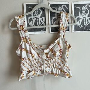 For Love and Lemons Lace Up Top